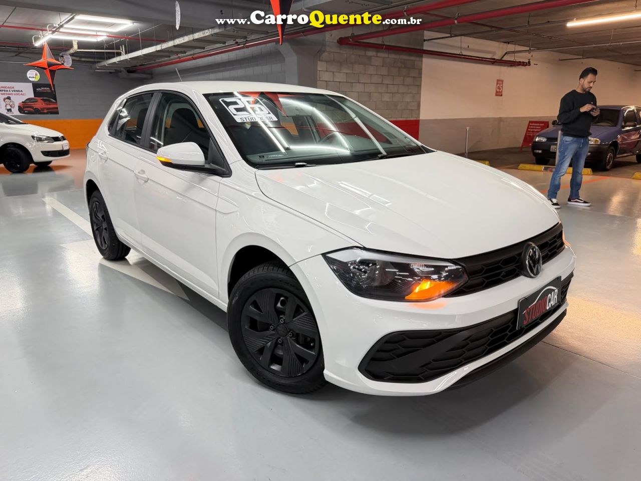 VOLKSWAGEN   POLO TRACK 1.0 FLEX 12V 5P   BRANCO 2025 1.0 FLEX - Loja