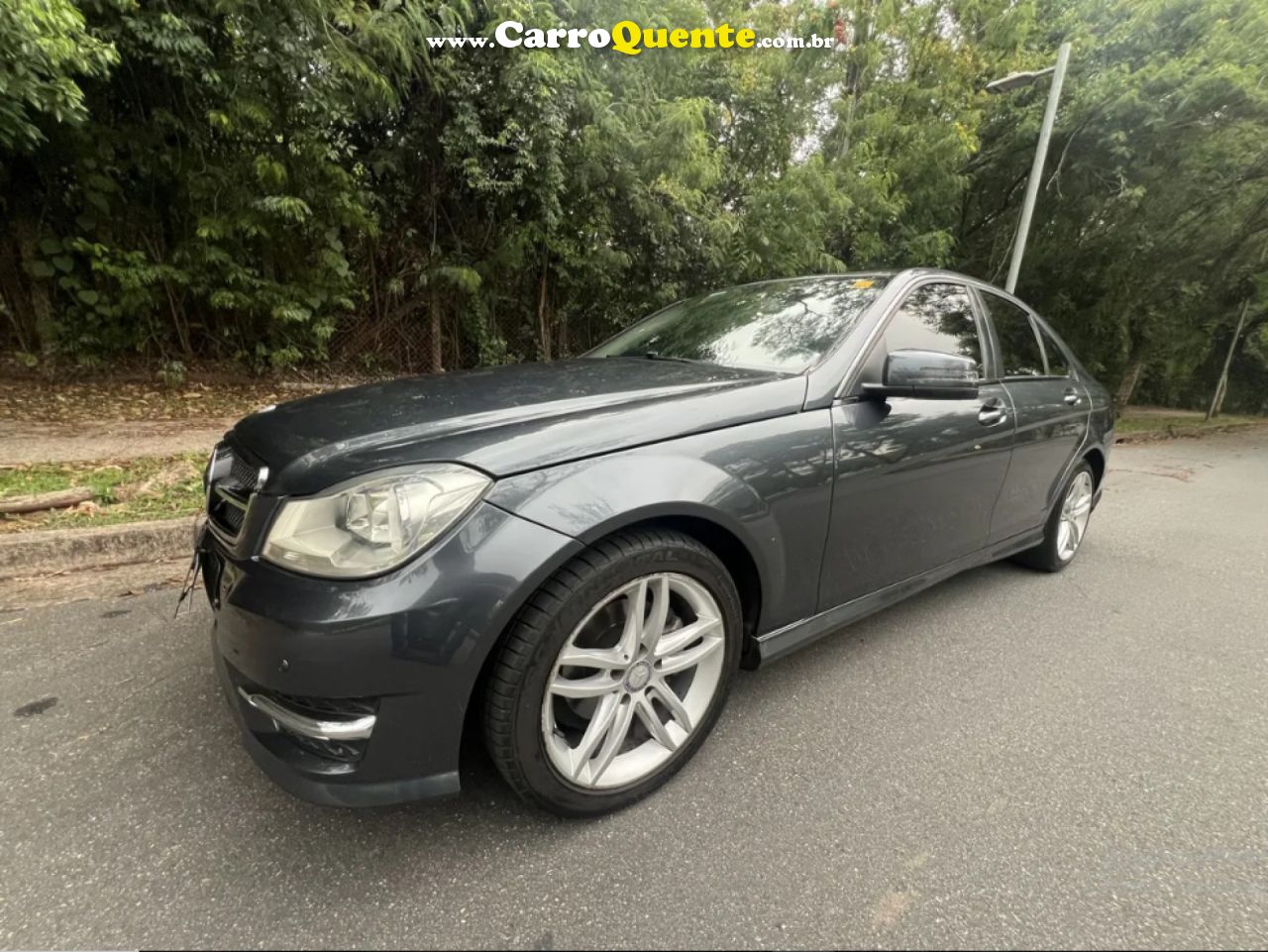 MERCEDES-BENZ   C 180 TURBO   CINZA 2013 1.6 GASOLINA - Loja