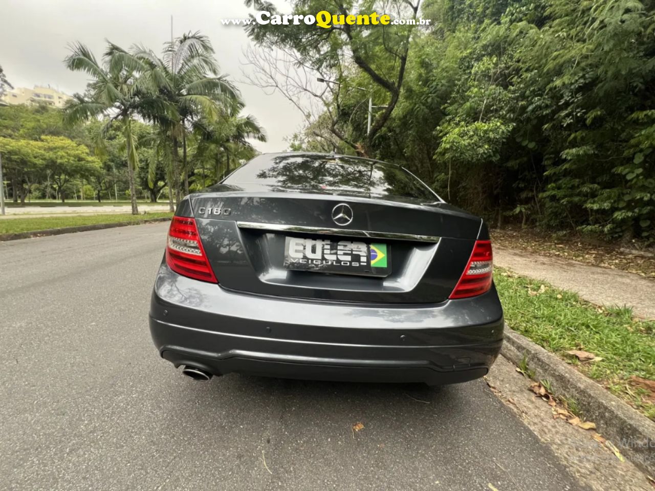 MERCEDES-BENZ   C 180 TURBO   CINZA 2013 1.6 GASOLINA - Loja