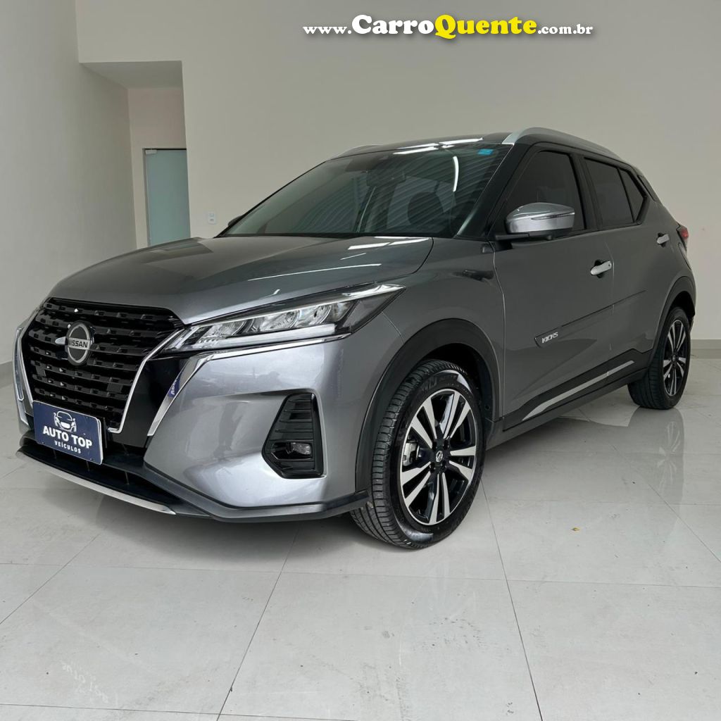 NISSAN   KICKS EXCLUSIVE 1.6 16V FLEX AUT.   CINZA 2022 1.6 FLEX - Loja