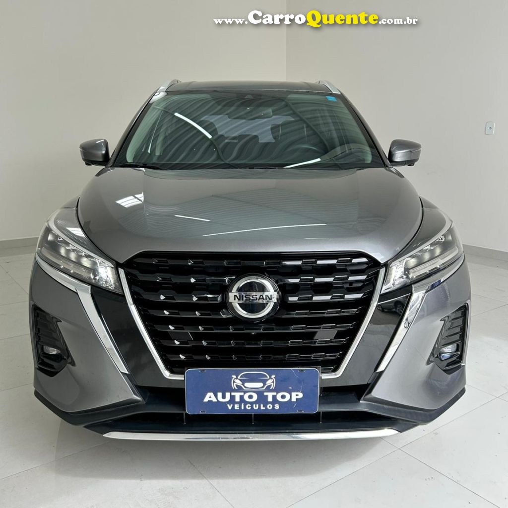 NISSAN   KICKS EXCLUSIVE 1.6 16V FLEX AUT.   CINZA 2022 1.6 FLEX - Loja