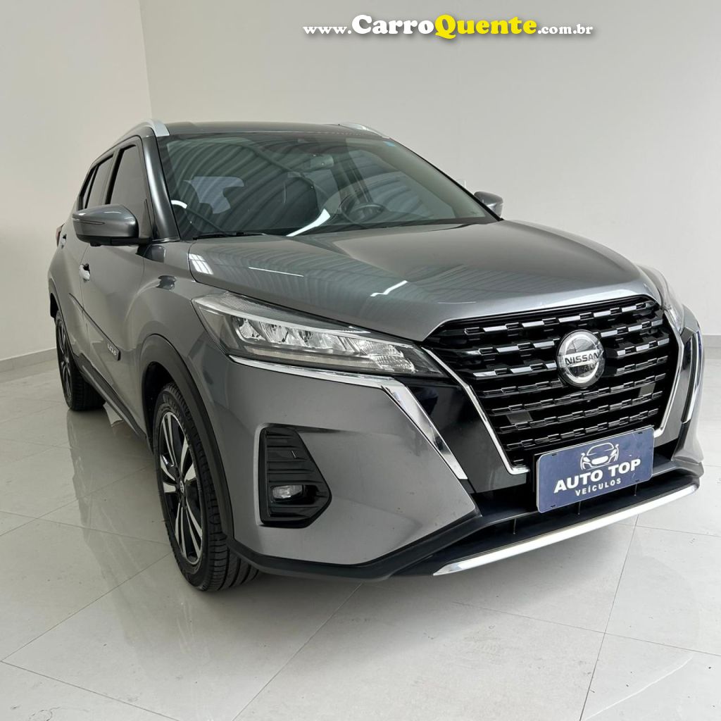 NISSAN   KICKS EXCLUSIVE 1.6 16V FLEX AUT.   CINZA 2022 1.6 FLEX - Loja