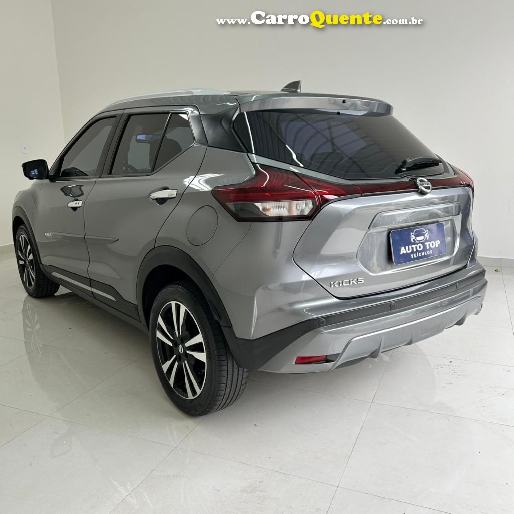 NISSAN   KICKS EXCLUSIVE 1.6 16V FLEX AUT.   CINZA 2022 1.6 FLEX - Loja