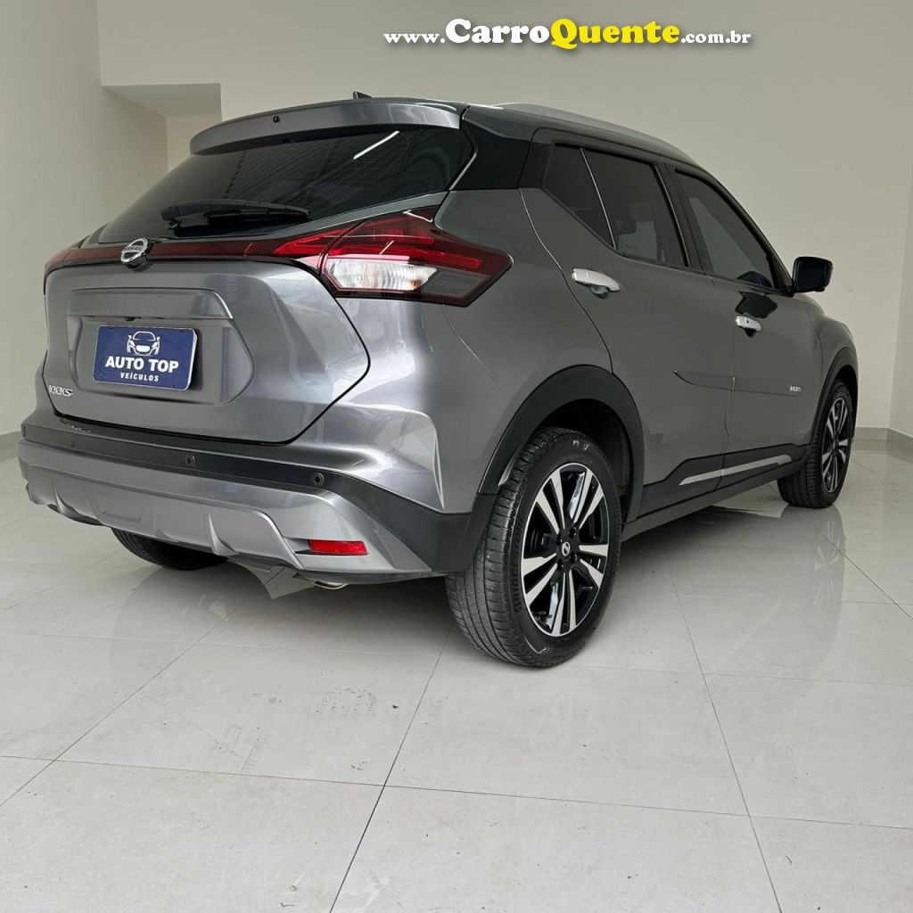 NISSAN   KICKS EXCLUSIVE 1.6 16V FLEX AUT.   CINZA 2022 1.6 FLEX - Loja