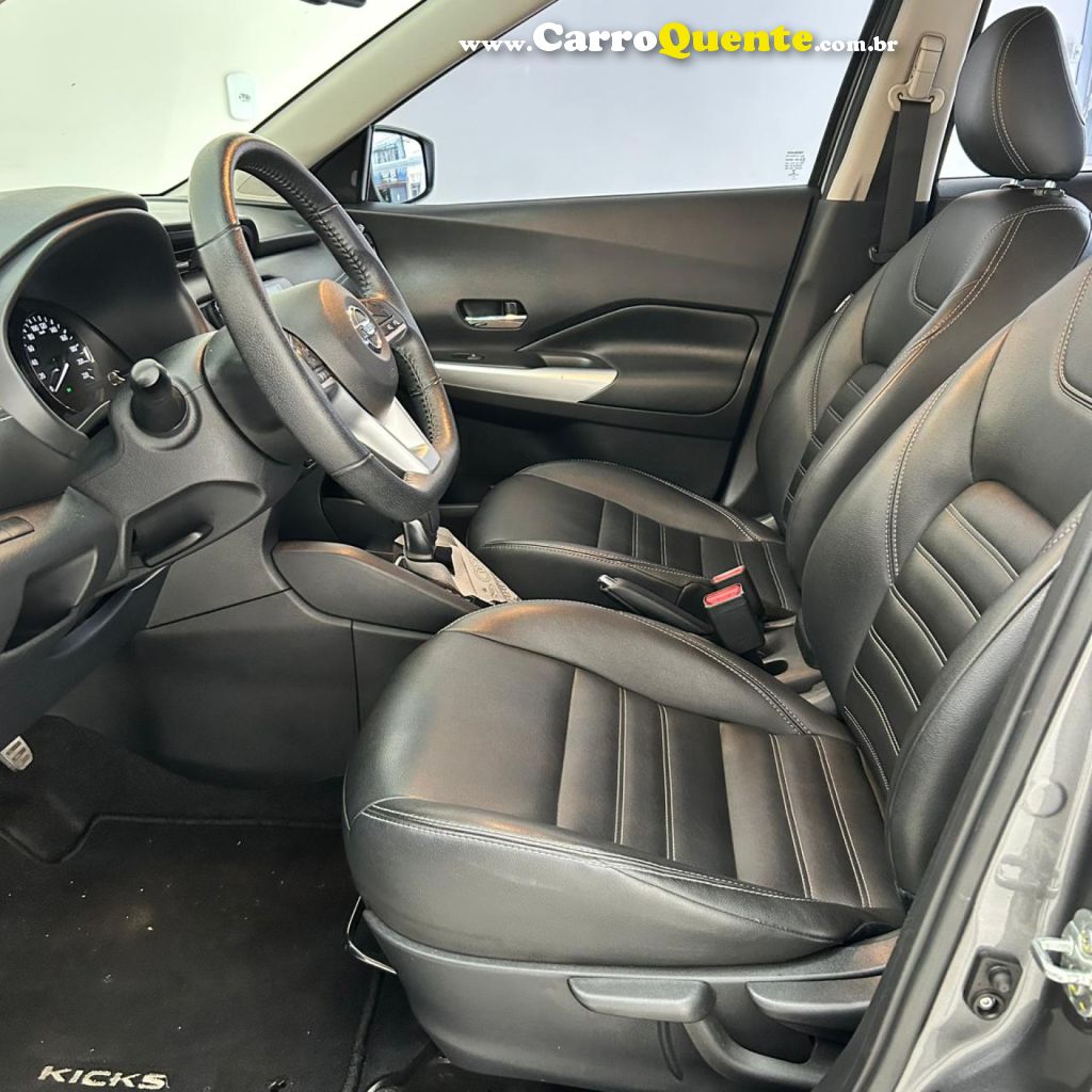 NISSAN   KICKS EXCLUSIVE 1.6 16V FLEX AUT.   CINZA 2022 1.6 FLEX - Loja
