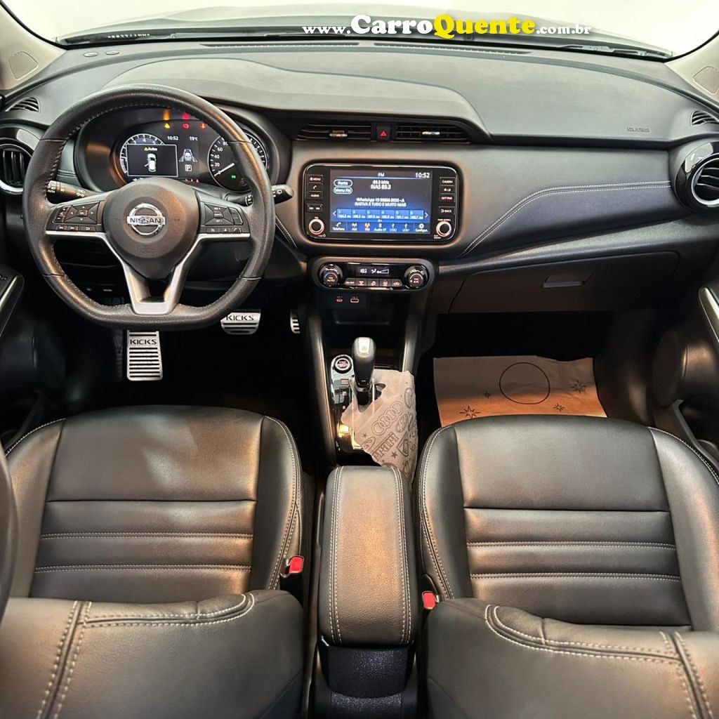 NISSAN   KICKS EXCLUSIVE 1.6 16V FLEX AUT.   CINZA 2022 1.6 FLEX - Loja