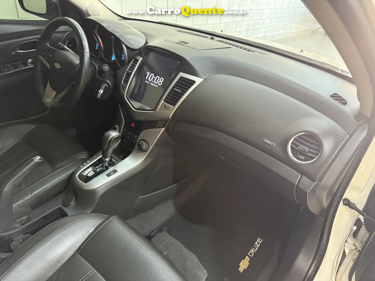 CHEVROLET   CRUZE LT 1.8 16V FLEXPOWER 4P AUT.   BRANCO 2015 1.8 FLEX - Loja