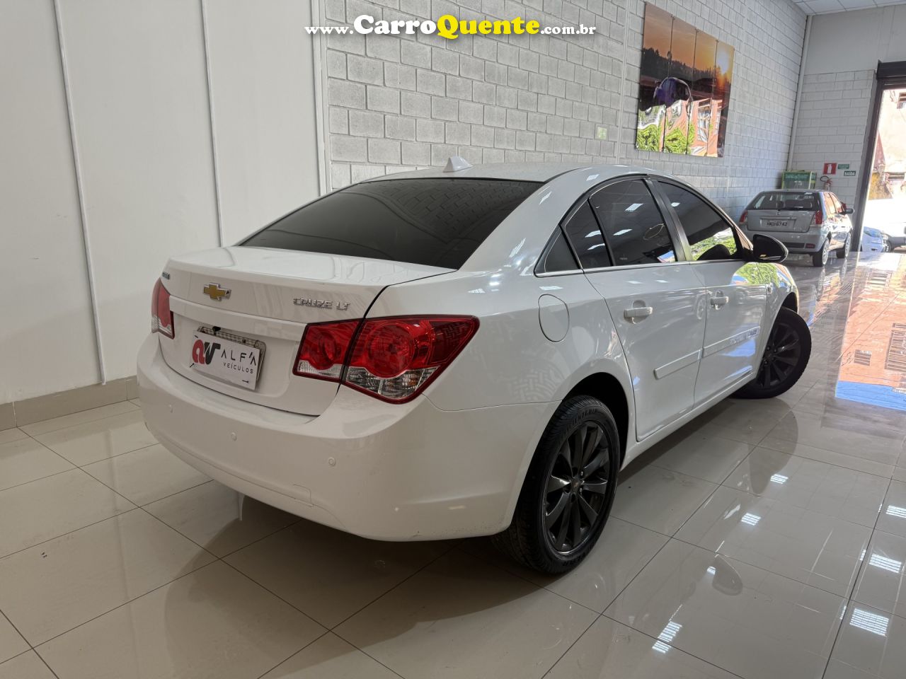 CHEVROLET   CRUZE LT 1.8 16V FLEXPOWER 4P AUT.   BRANCO 2015 1.8 FLEX - Loja