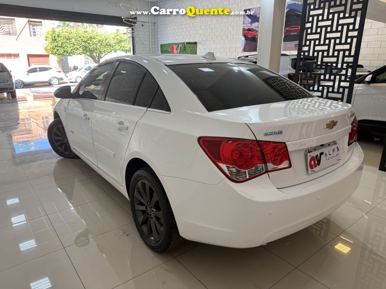 CHEVROLET   CRUZE LT 1.8 16V FLEXPOWER 4P AUT.   BRANCO 2015 1.8 FLEX - Loja