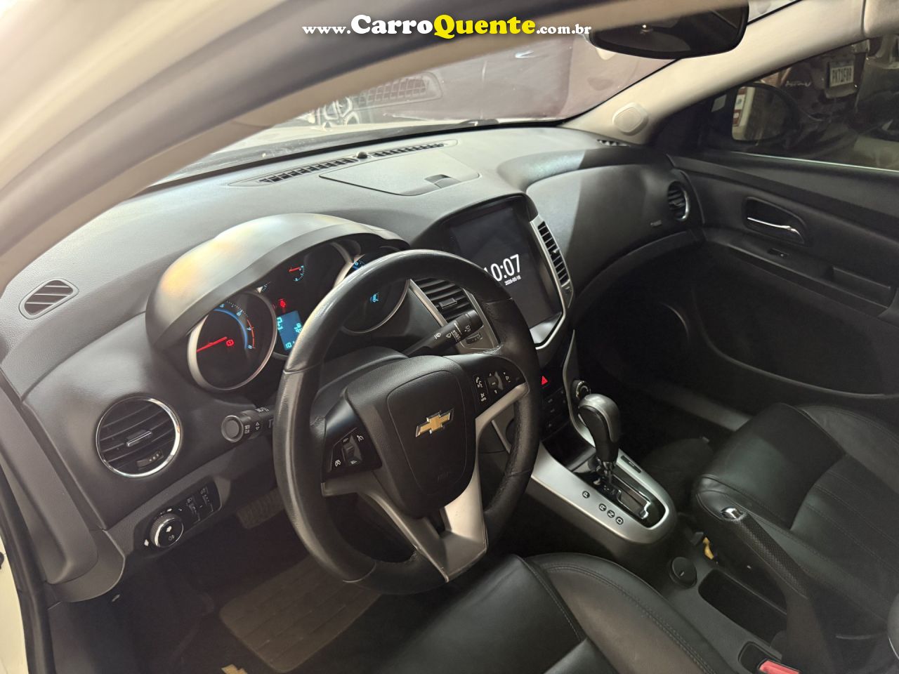 CHEVROLET   CRUZE LT 1.8 16V FLEXPOWER 4P AUT.   BRANCO 2015 1.8 FLEX - Loja