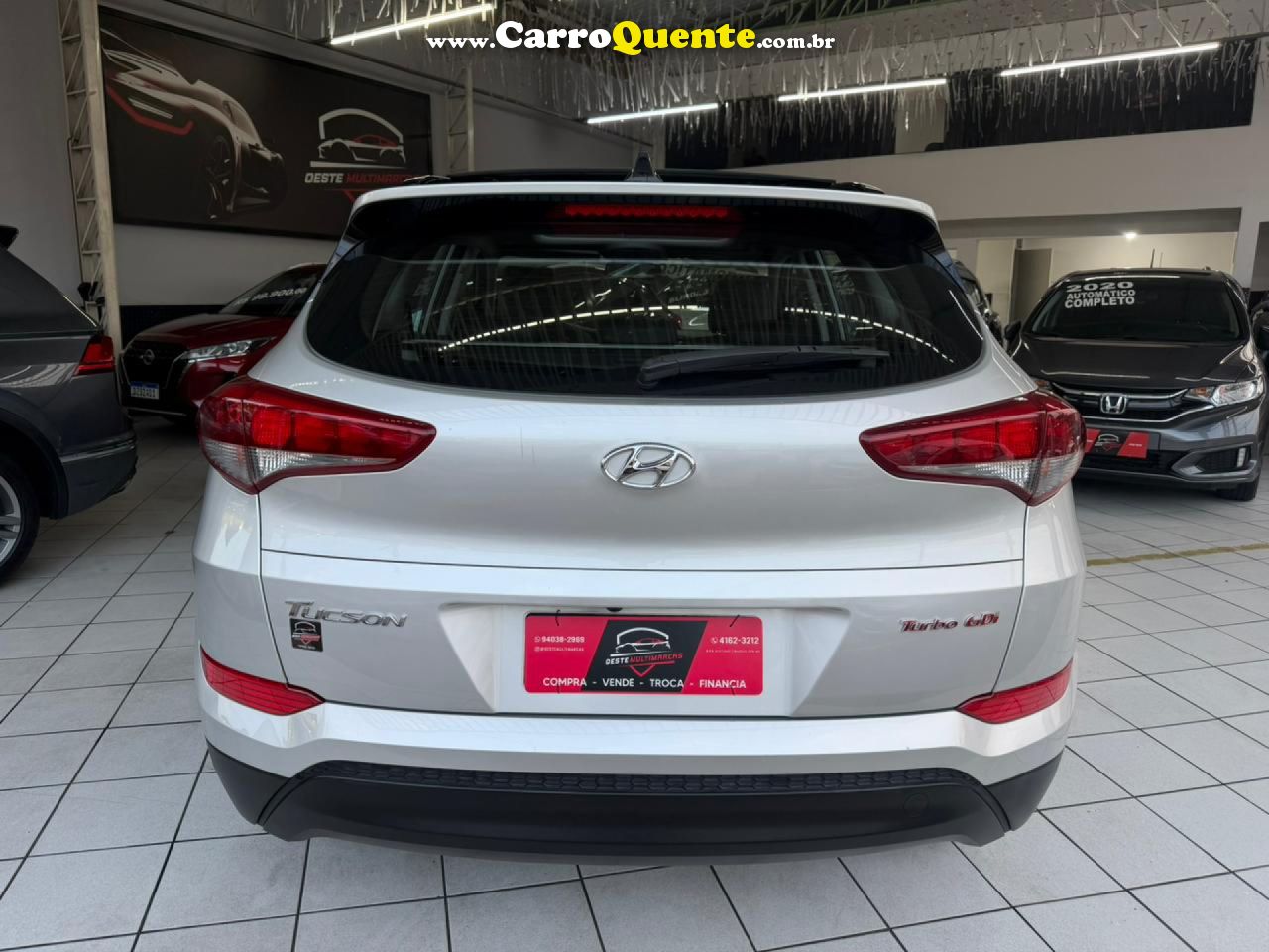 HYUNDAI   TUCSON GLS 1.6 TURBO 16V AUT.   PRATA 2021 1.6 GASOLINA - Loja