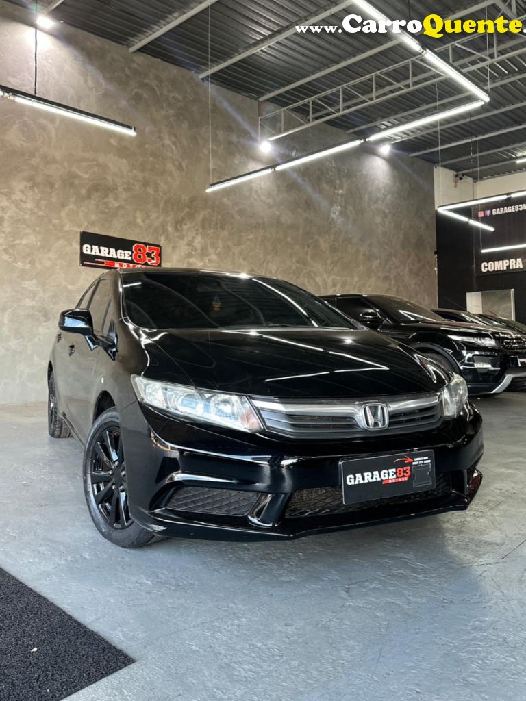 HONDA   CIVIC SEDAN LXS 1.81.8 FLEX 16V MEC. 4P   PRETO 2014 1.8 FLEX - Loja
