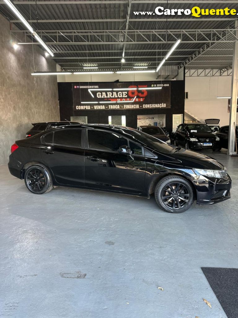 HONDA   CIVIC SEDAN LXS 1.81.8 FLEX 16V MEC. 4P   PRETO 2014 1.8 FLEX - Loja