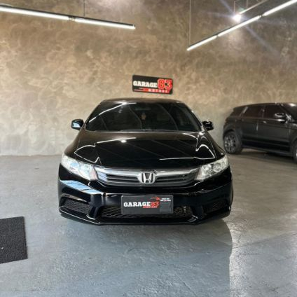 HONDA   CIVIC SEDAN LXS 1.81.8 FLEX 16V MEC. 4P   PRETO 2014 1.8 FLEX