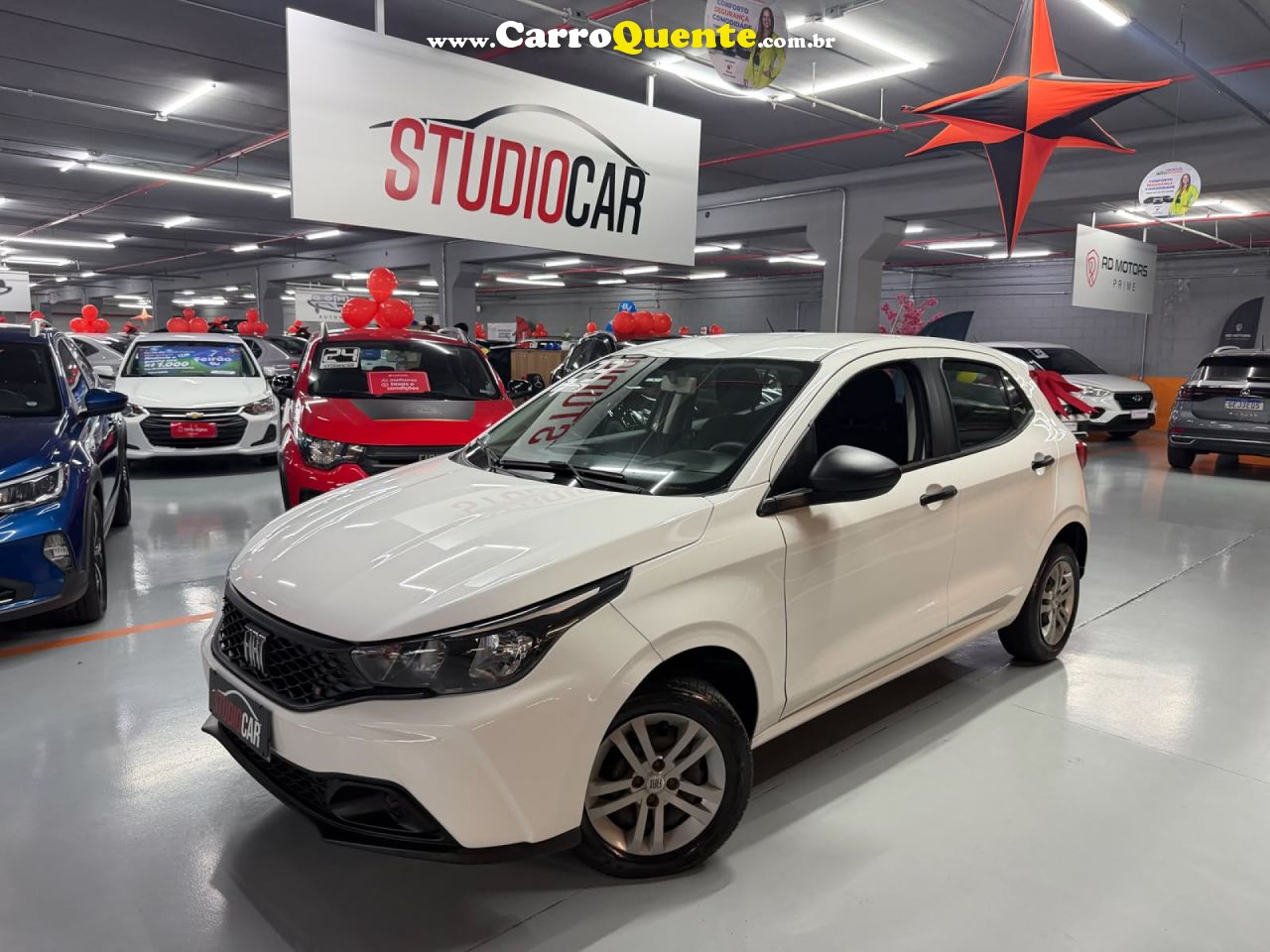 FIAT   ARGO 1.0 6V FLEX.   BRANCO 2023 1.0 GASOLINA - Loja