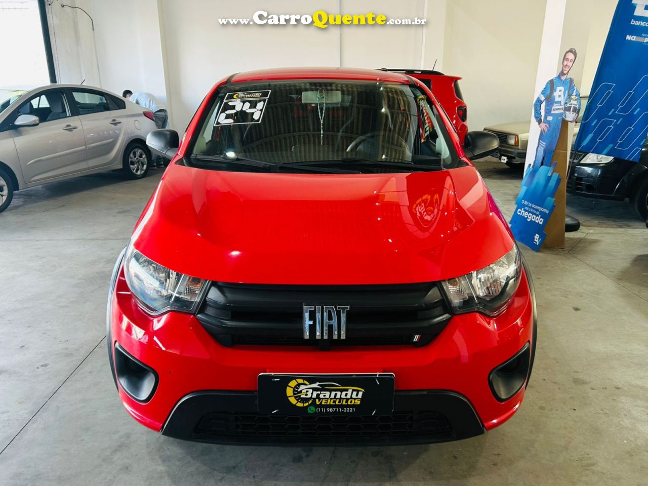 FIAT   MOBI LIKE ON 1.0 FIRE FLEX 5P.   VERMELHO 2024 1.0 FLEX - Loja