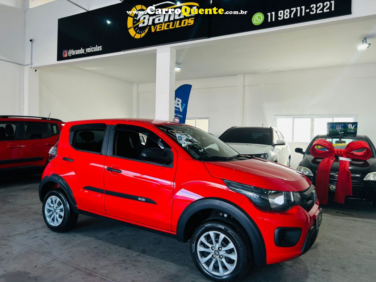 FIAT   MOBI LIKE ON 1.0 FIRE FLEX 5P.   VERMELHO 2024 1.0 FLEX - Loja