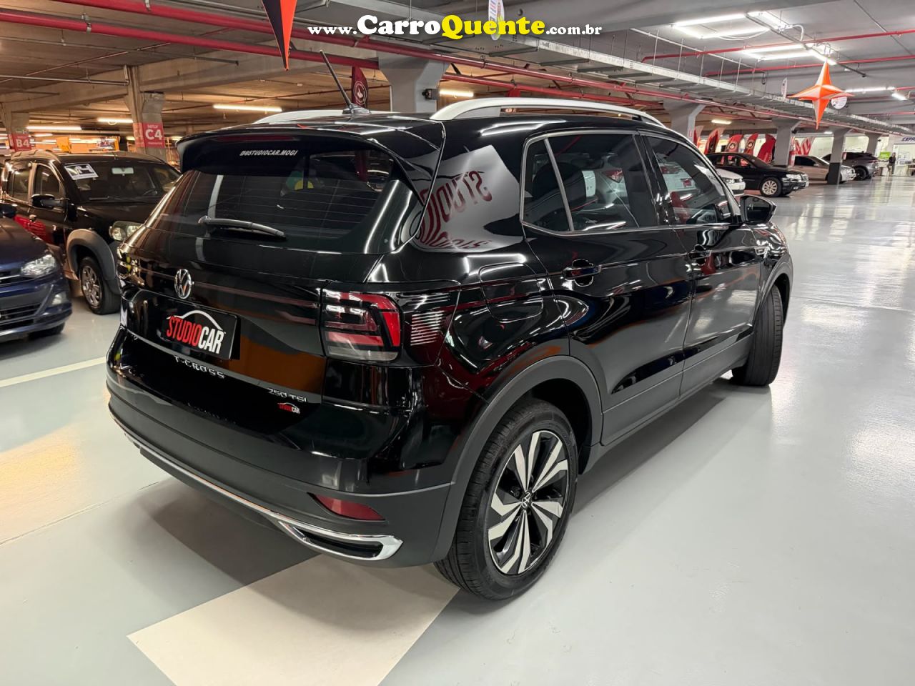 VOLKSWAGEN   T-CROSS HIG. 250 TSI 1.4 FLEX 16V 5P AUT   PRETO 2023 1.4 FLEX - Loja