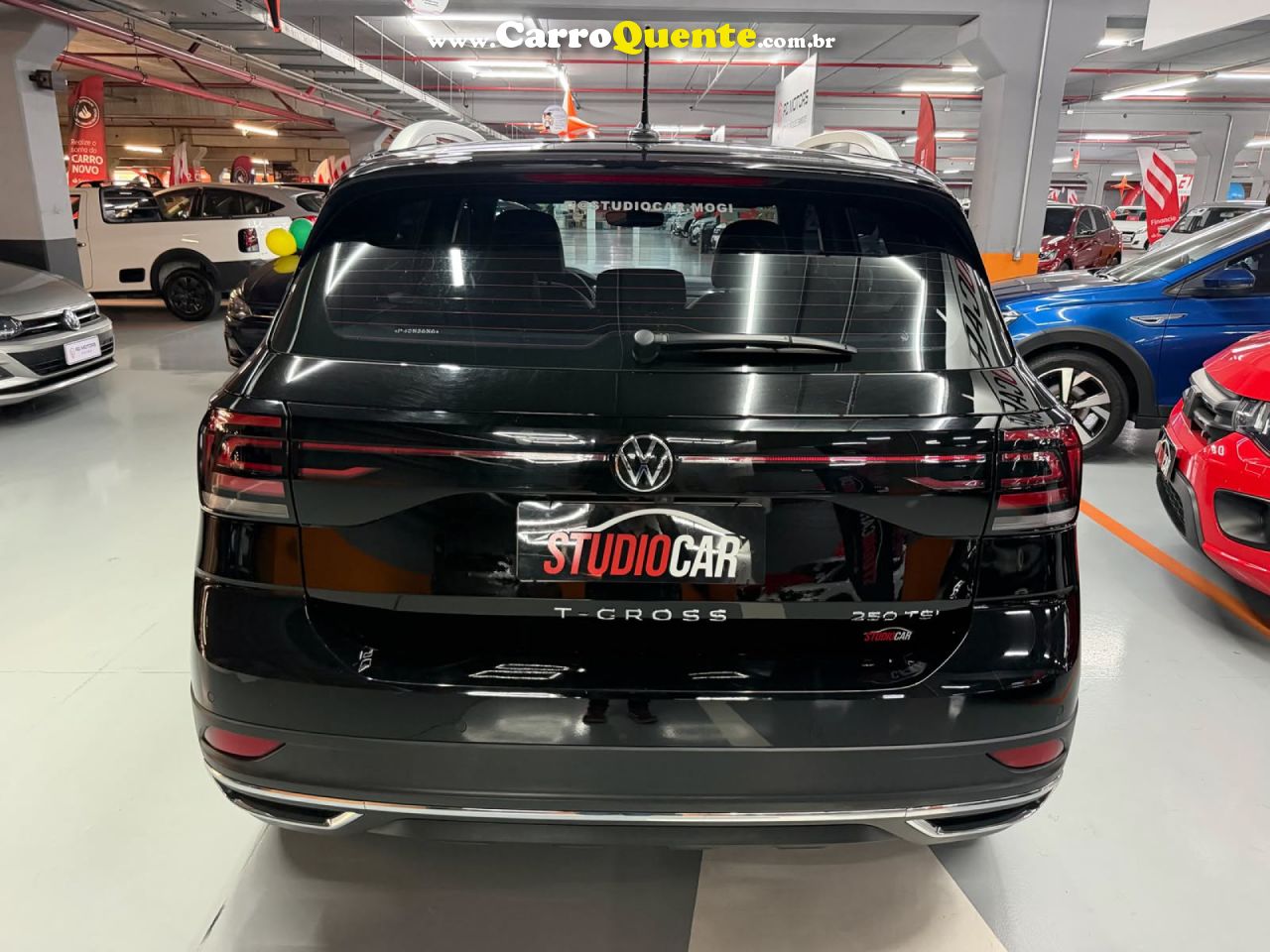 VOLKSWAGEN   T-CROSS HIG. 250 TSI 1.4 FLEX 16V 5P AUT   PRETO 2023 1.4 FLEX - Loja