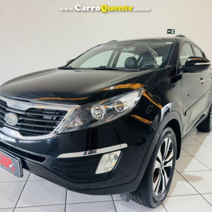 KIA   SPORTAGE EX3 2.0 G4 GASOLINA   PRETO 2011 2.0 GASOLINA