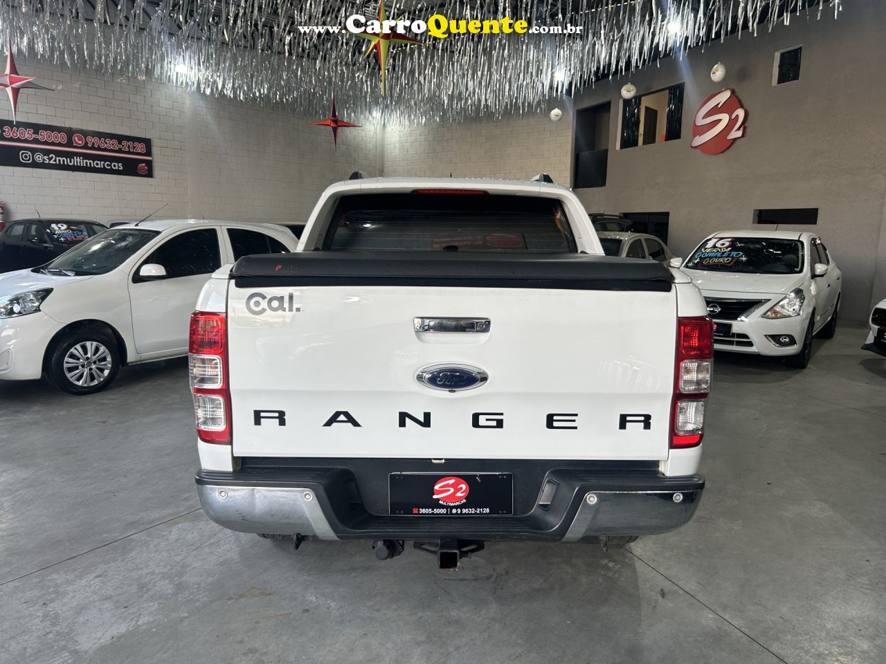 FORD   RANGER LIMITED 3.2 20V 4X4 CD AUT. DIES.   PRATA 2014 3.2 DIESEL - Loja