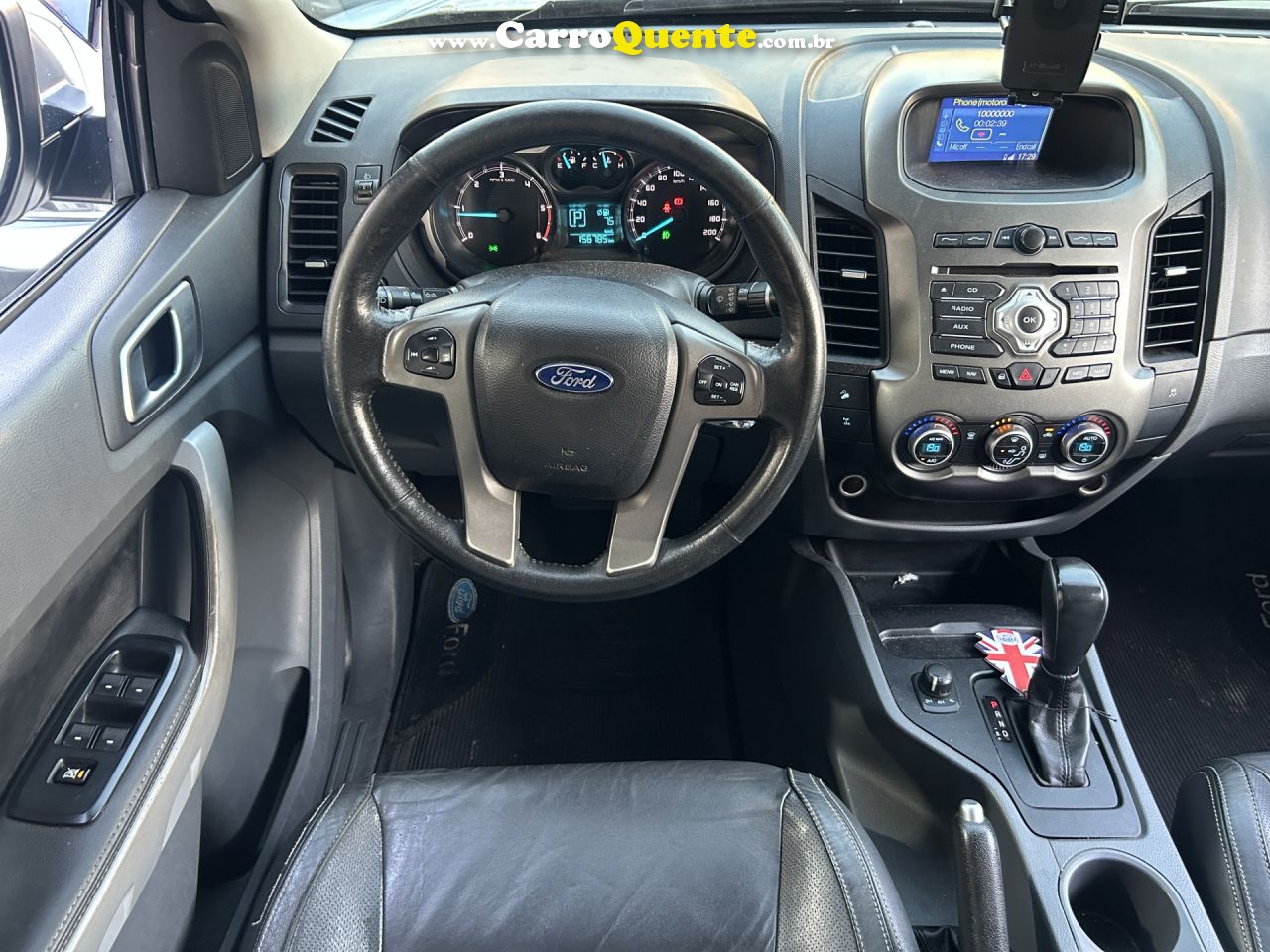 FORD   RANGER LIMITED 3.2 20V 4X4 CD AUT. DIES.   PRATA 2014 3.2 DIESEL - Loja