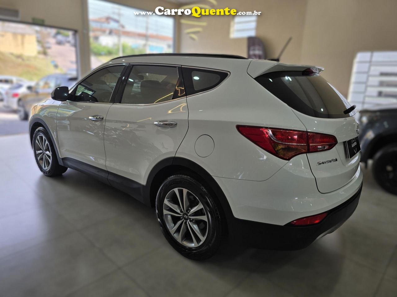 HYUNDAI   SANTA FEGLS 3.3 V6 4X4 TIPTRONIC   BRANCO 2015 3.3 GASOLINA - Loja