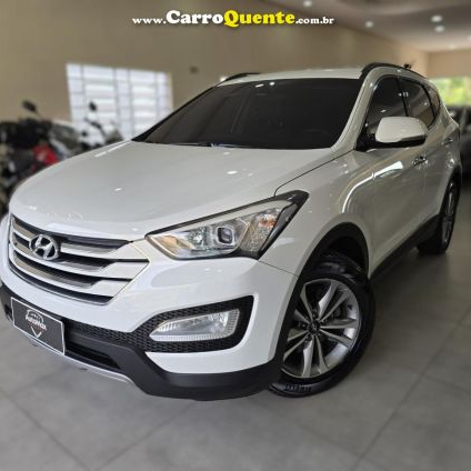 HYUNDAI   SANTA FEGLS 3.3 V6 4X4 TIPTRONIC   BRANCO 2015 3.3 GASOLINA