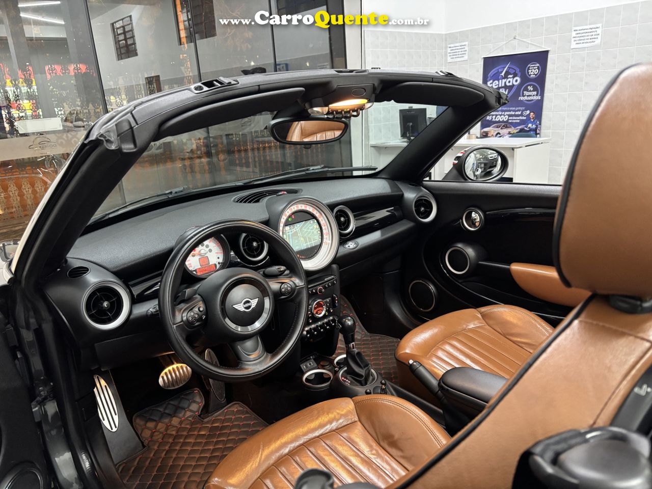 MINI   COOPER ROADSTER S 1.6 AUT.   CINZA 2014 1.6 GASOLINA - Loja