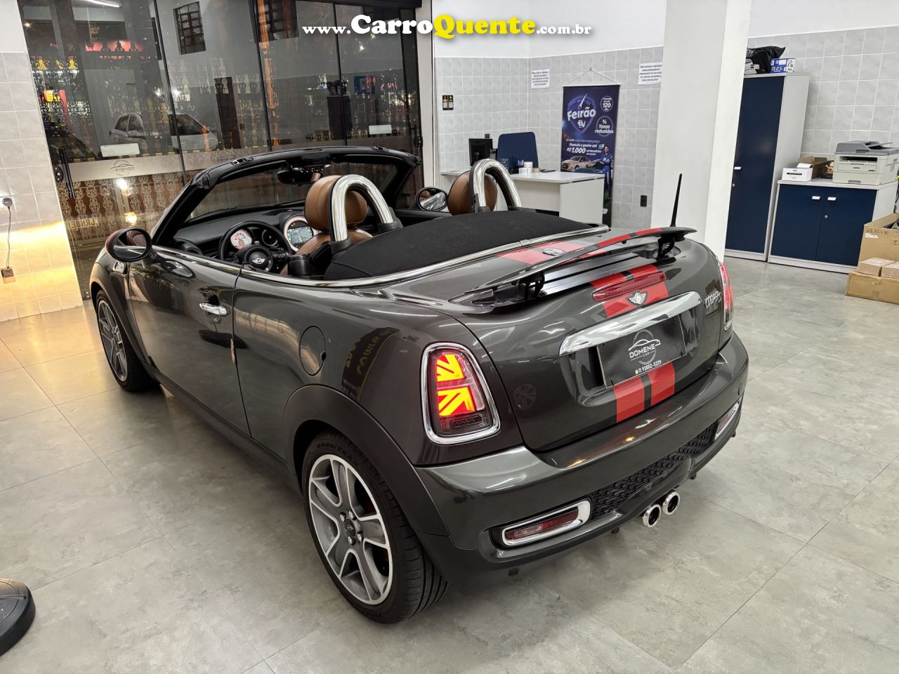 MINI   COOPER ROADSTER S 1.6 AUT.   CINZA 2014 1.6 GASOLINA - Loja