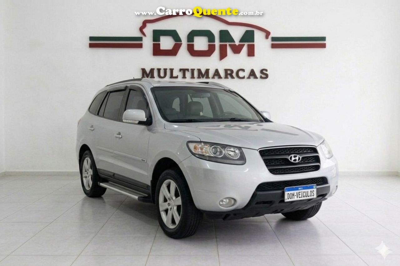 HYUNDAI   SANTA FE GLS 2.7 V6 4X4TIPTRONIC   PRATA 2010 2.7 GASOLINA - Loja