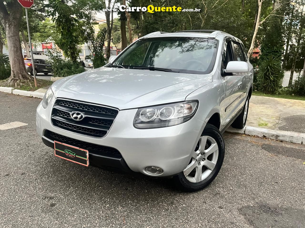 HYUNDAI   SANTA FE GLS 2.7 V6 4X4TIPTRONIC   PRATA 2010 2.7 GASOLINA - Loja