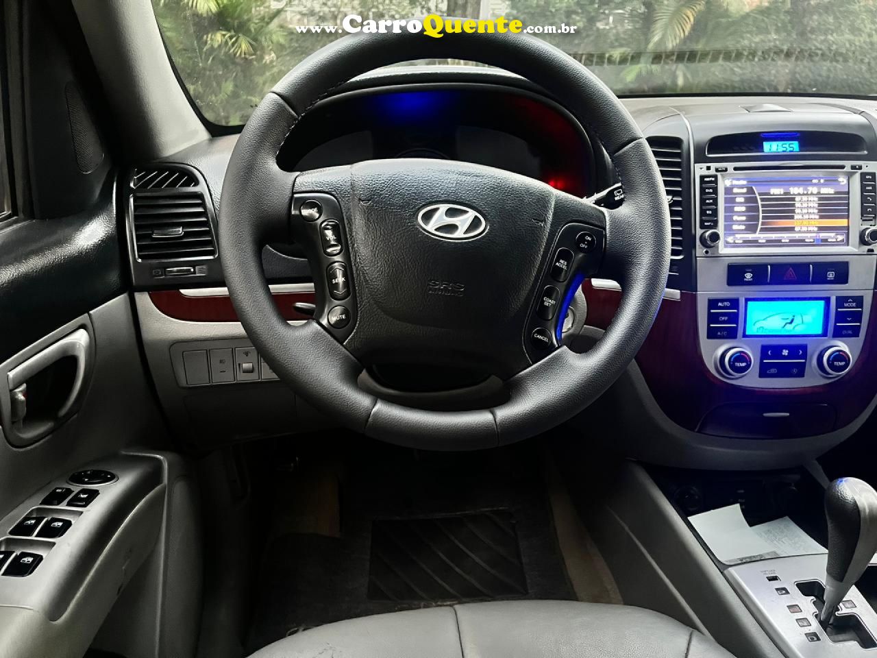HYUNDAI   SANTA FE GLS 2.7 V6 4X4TIPTRONIC   PRATA 2010 2.7 GASOLINA - Loja