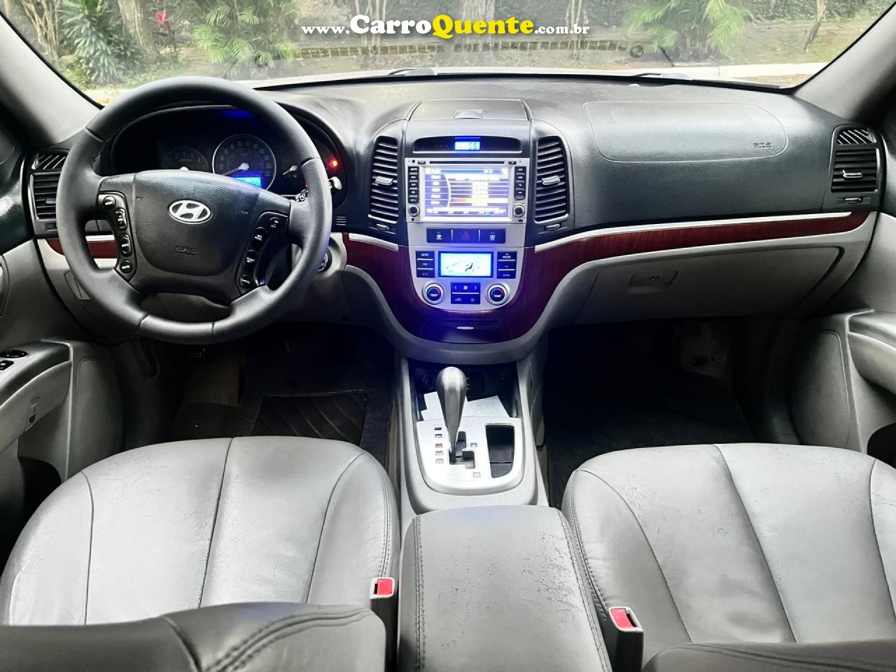 HYUNDAI   SANTA FE GLS 2.7 V6 4X4TIPTRONIC   PRATA 2010 2.7 GASOLINA - Loja