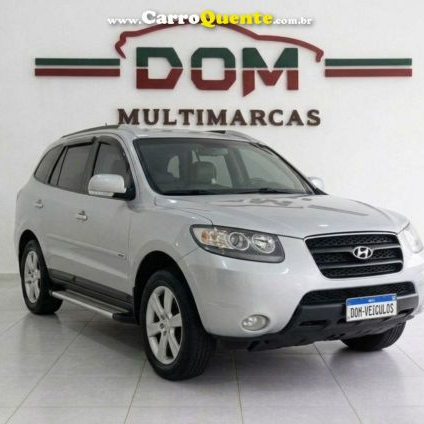 HYUNDAI   SANTA FE GLS 2.7 V6 4X4TIPTRONIC   PRATA 2010 2.7 GASOLINA