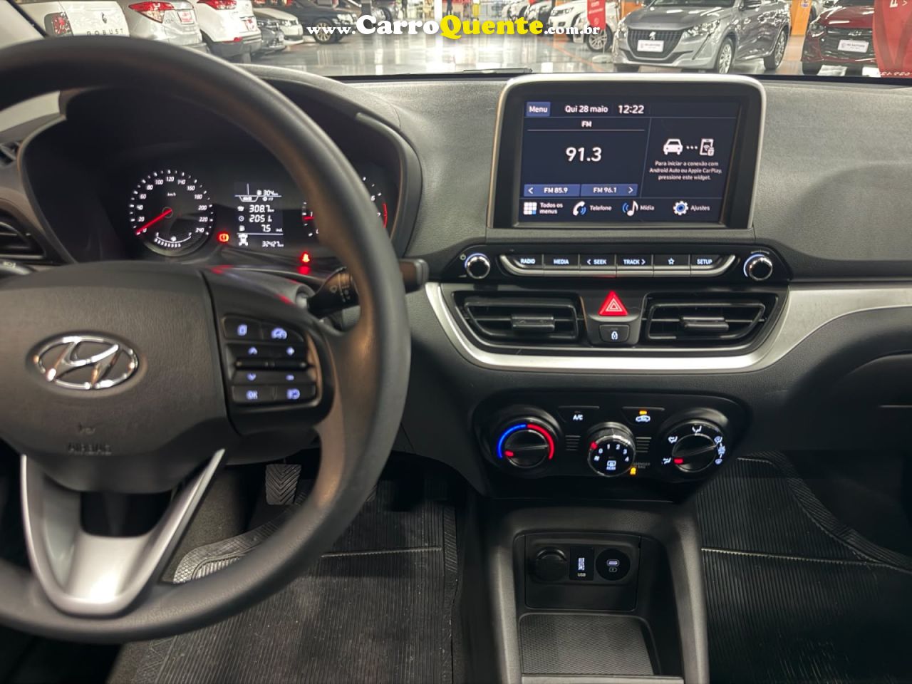 HYUNDAI   HB20 COMFORT    PRATA 2025 1.0 GASOLINA - Loja