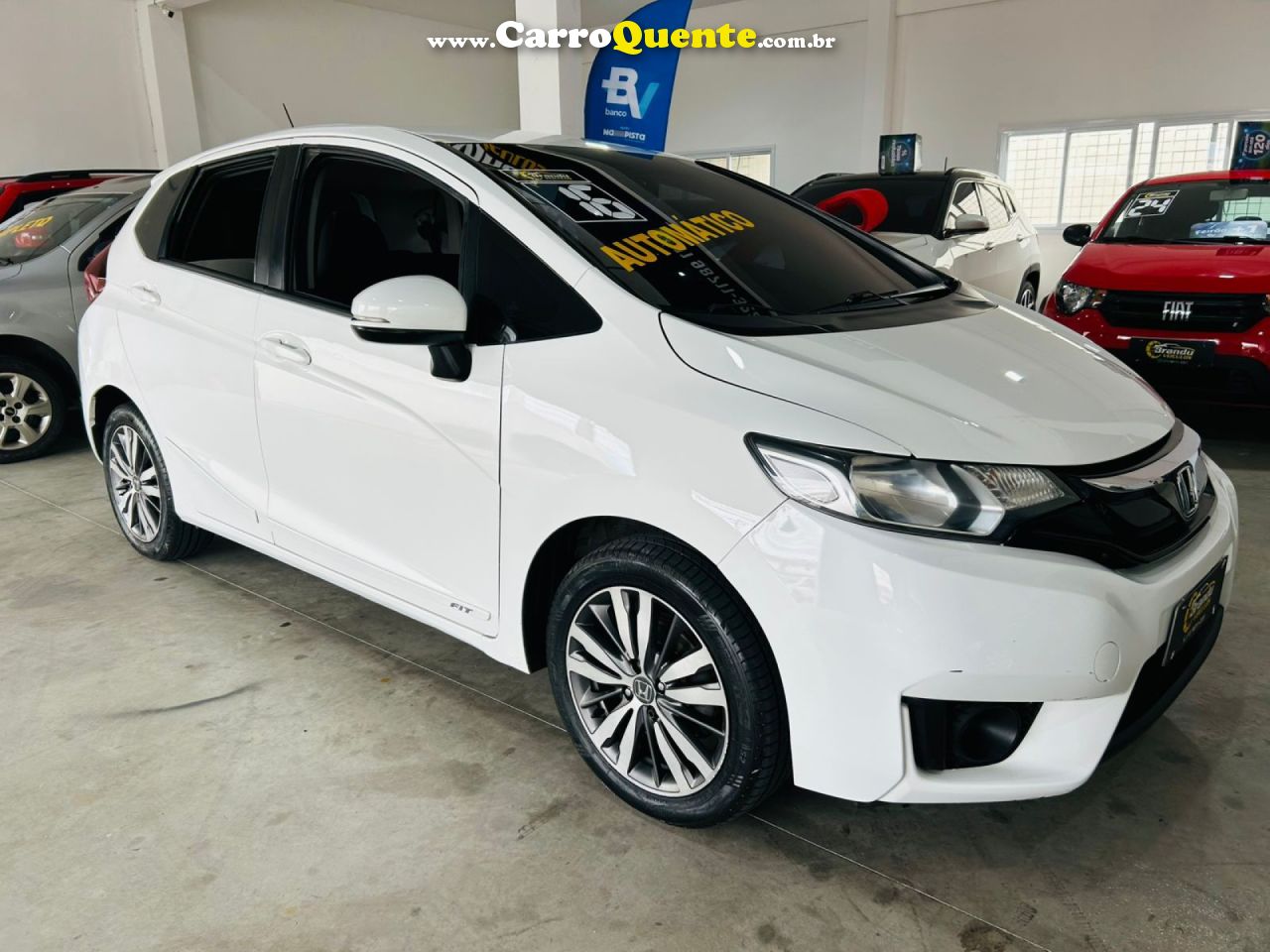 HONDA   FIT EXSEX 1.5 FLEXFLEXONE 16V 5P AUT.   BRANCO 2016 1.5 GASOLINA - Loja