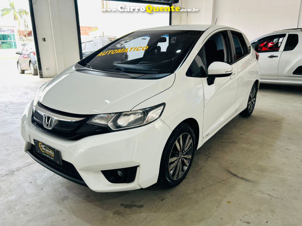 HONDA   FIT EXSEX 1.5 FLEXFLEXONE 16V 5P AUT.   BRANCO 2016 1.5 GASOLINA - Loja