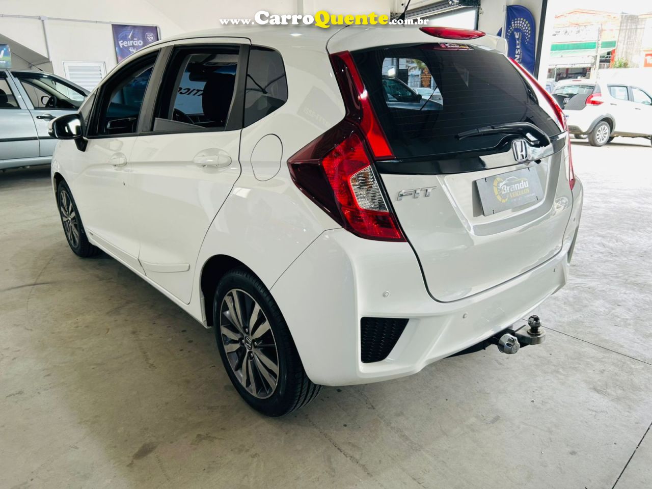 HONDA   FIT EXSEX 1.5 FLEXFLEXONE 16V 5P AUT.   BRANCO 2016 1.5 GASOLINA - Loja