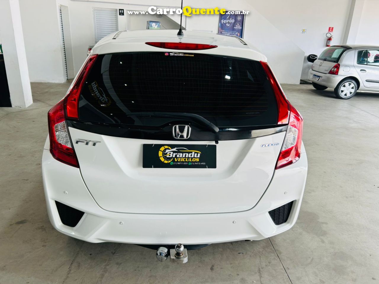 HONDA   FIT EXSEX 1.5 FLEXFLEXONE 16V 5P AUT.   BRANCO 2016 1.5 GASOLINA - Loja
