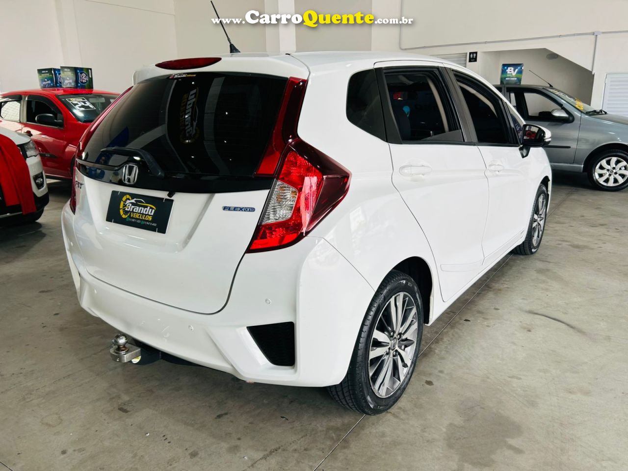 HONDA   FIT EXSEX 1.5 FLEXFLEXONE 16V 5P AUT.   BRANCO 2016 1.5 GASOLINA - Loja