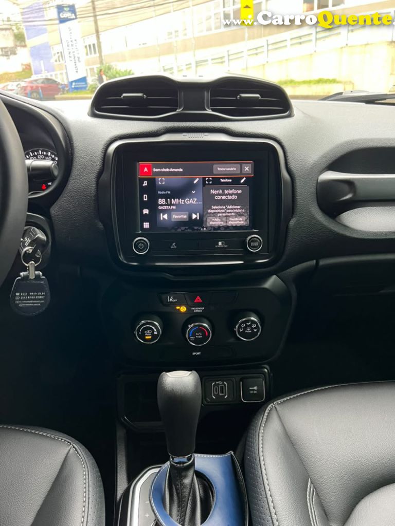 JEEP   RENEGADE SPORT T270 1.3 TB 4X2 FLEX AUT.   PRETO 2022 1.3 FLEX - Loja