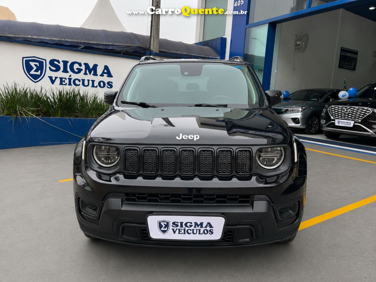 JEEP   RENEGADE SPORT T270 1.3 TB 4X2 FLEX AUT.   PRETO 2022 1.3 FLEX - Loja