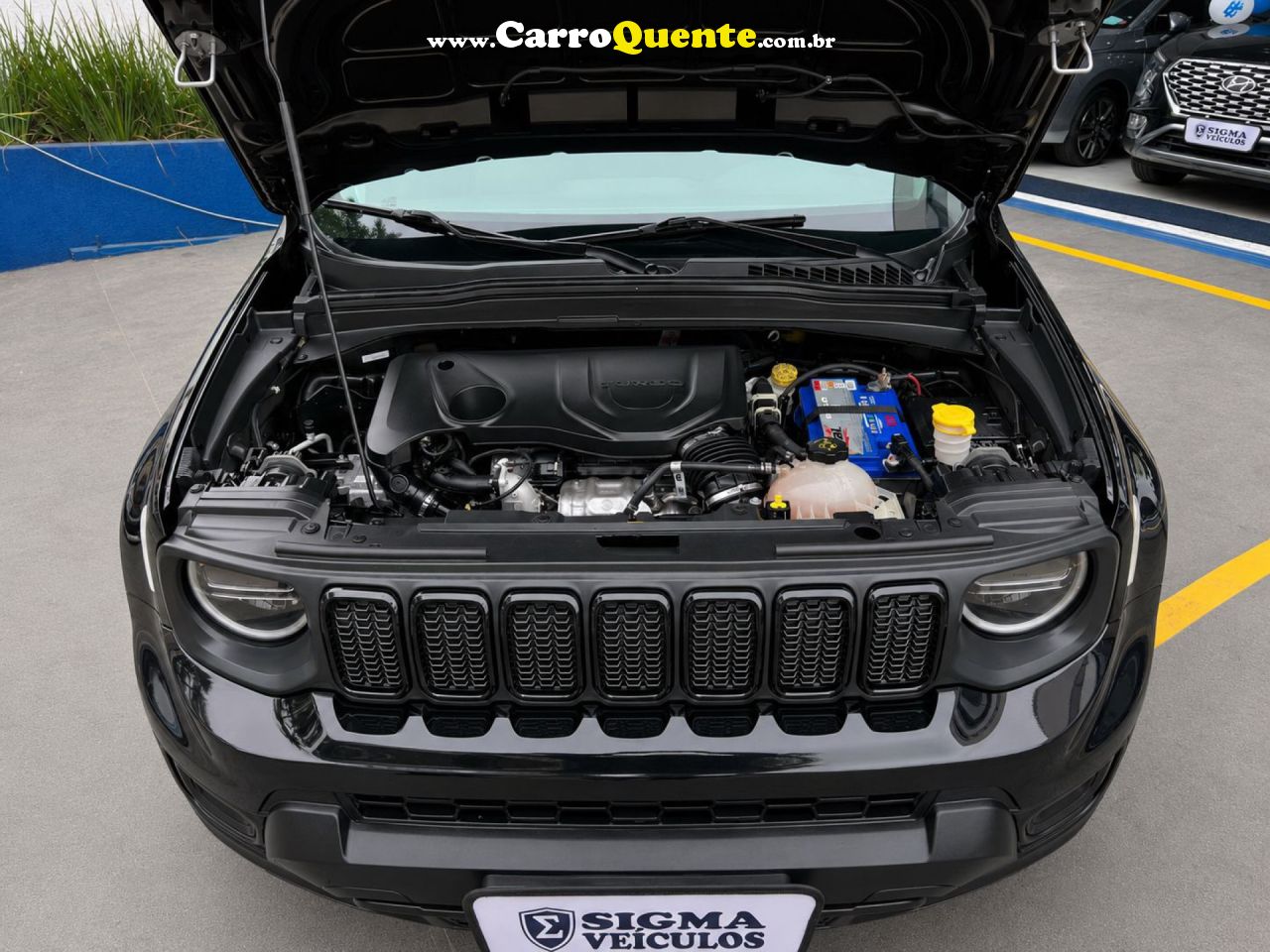 JEEP   RENEGADE SPORT T270 1.3 TB 4X2 FLEX AUT.   PRETO 2022 1.3 FLEX - Loja