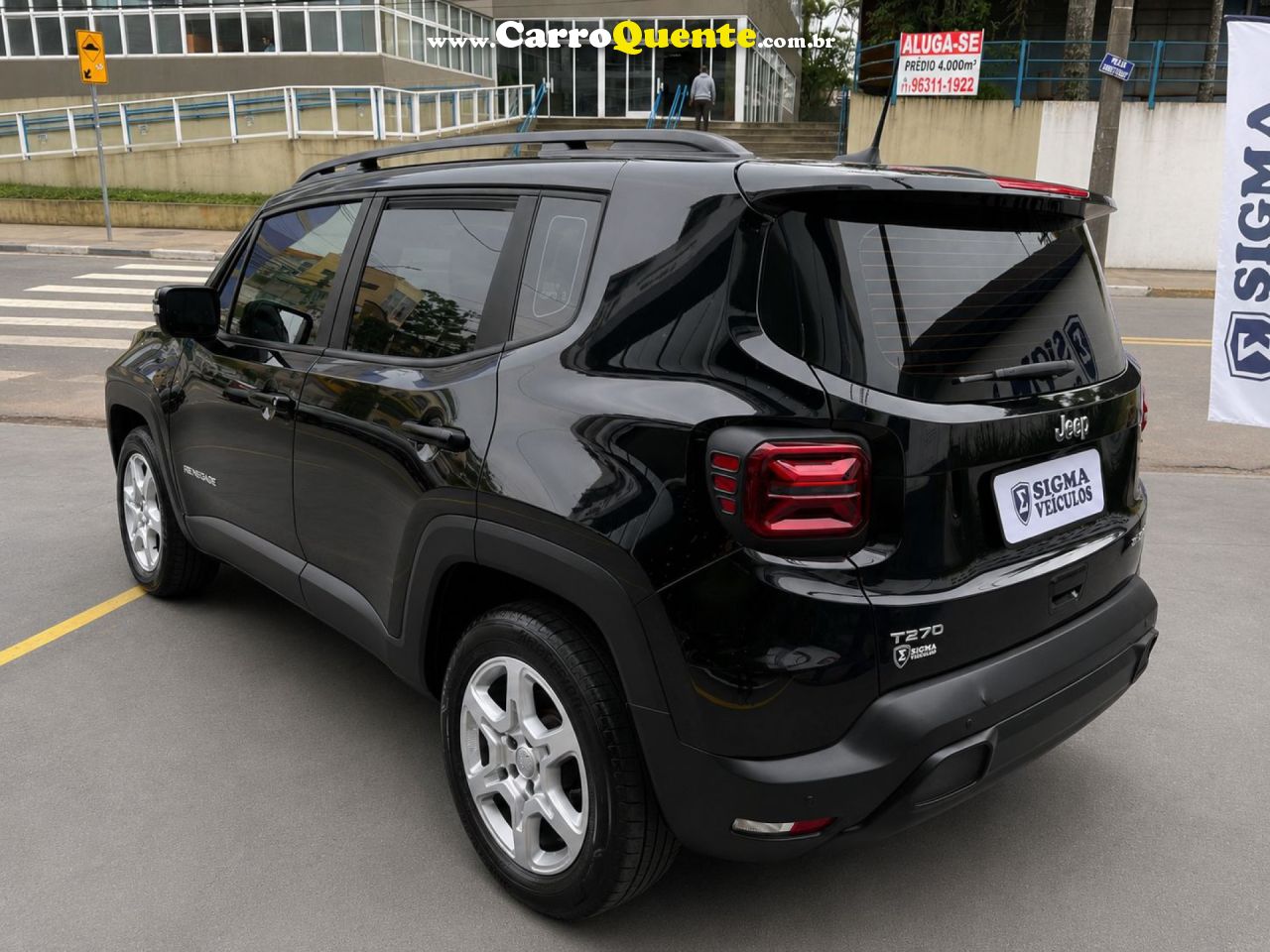 JEEP   RENEGADE SPORT T270 1.3 TB 4X2 FLEX AUT.   PRETO 2022 1.3 FLEX - Loja