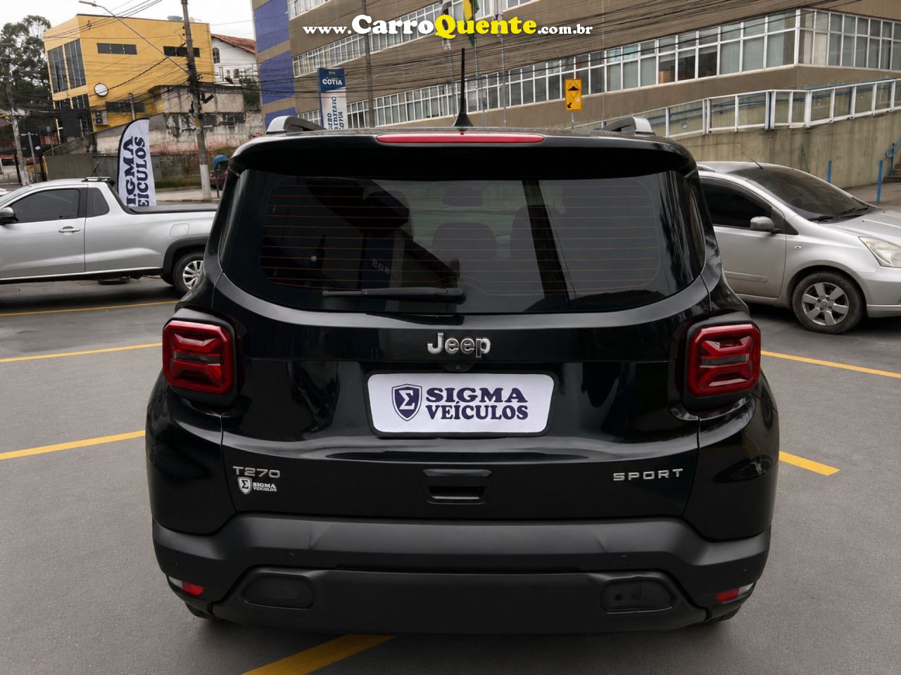 JEEP   RENEGADE SPORT T270 1.3 TB 4X2 FLEX AUT.   PRETO 2022 1.3 FLEX - Loja