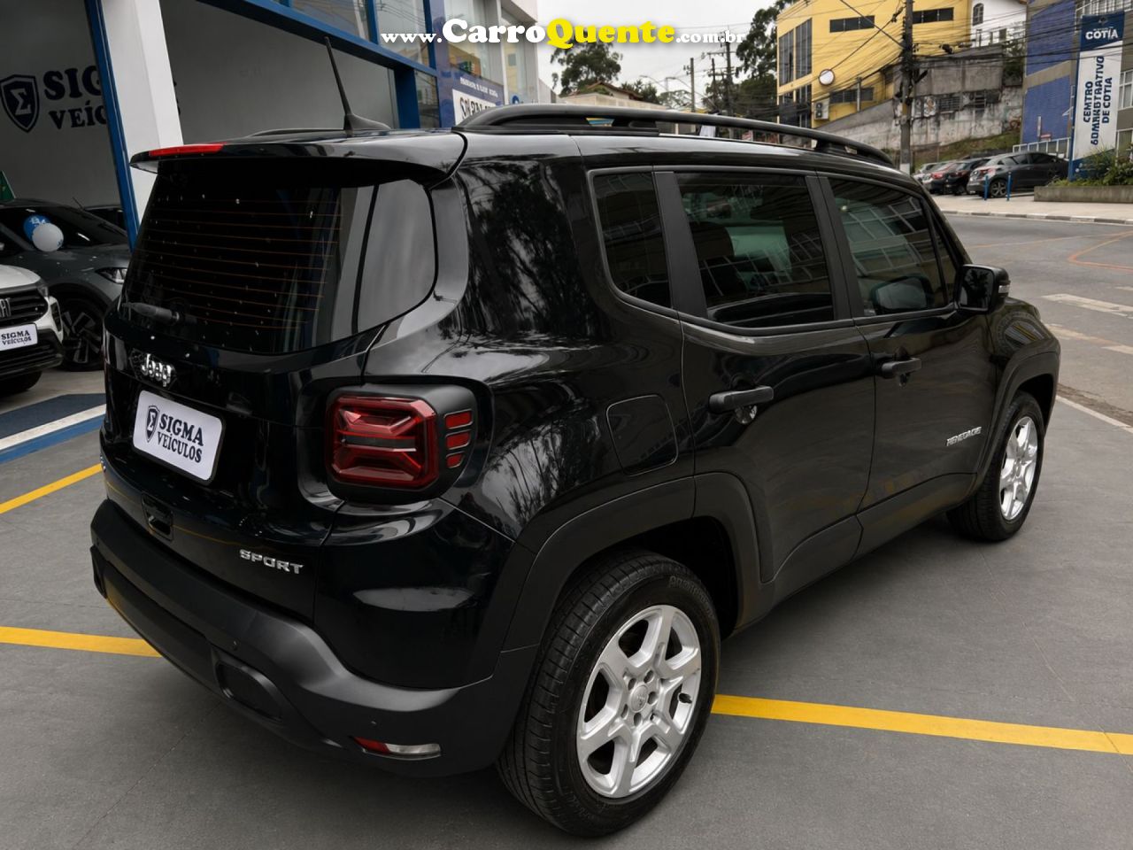 JEEP   RENEGADE SPORT T270 1.3 TB 4X2 FLEX AUT.   PRETO 2022 1.3 FLEX - Loja