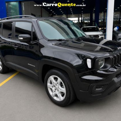 JEEP   RENEGADE SPORT T270 1.3 TB 4X2 FLEX AUT.   PRETO 2022 1.3 FLEX