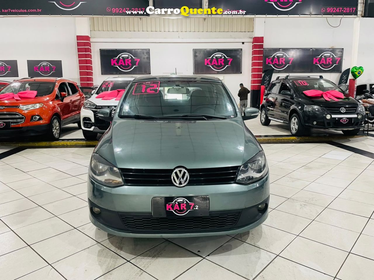 VOLKSWAGEN   FOX 1.6 MI TOTAL FLEX 8V 5P   CINZA 2012 1.6 FLEX - Loja