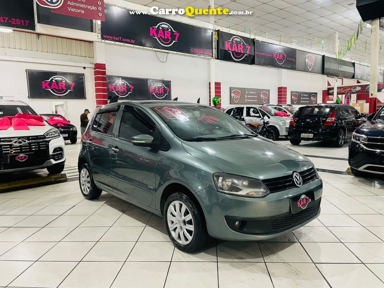 VOLKSWAGEN   FOX 1.6 MI TOTAL FLEX 8V 5P   CINZA 2012 1.6 FLEX - Loja